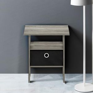 Table de chevet moderne en bois SENYU Furinno avec étagère ouverte et tiroir de rangement pour meubles de chambre - Product Image 6