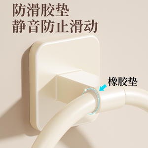 Support mural non perforé pour <span class=keywords><strong>serviettes</strong></span> <span class=keywords><strong>de</strong></span> <span class=keywords><strong>bain</strong></span>, <span class=keywords><strong>porte</strong></span>-<span class=keywords><strong>serviettes</strong></span> <span class=keywords><strong>de</strong></span> toilette, support <span class=keywords><strong>de</strong></span> rangement mural pour <span class=keywords><strong>salle</strong></span> <span class=keywords><strong>de</strong></span> <span class=keywords><strong>bain</strong></span> - Product Image 3