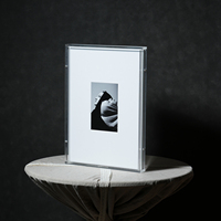Cadre photo rectangulaire Ludaye en acrylique écologique, étanche, transparent, pour table ou mur, taille personnalisée, logo, commande en gros, direct usine