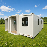 Maison conteneur extensible, étanche, isolée, insonorisée, résistante aux ouragans, de 20 pieds ou 40 pieds, pour dortoir de chantier