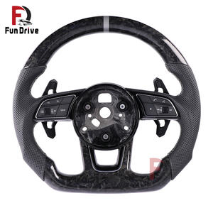 Volant en carbone élégant pour <span class=keywords><strong>Audi</strong></span> A3 A4 A5 A6 Q3 Q5 Q7 TT R8 RS3 RS4 RS5 et séries A/<span class=keywords><strong>Q</strong></span> - Product Image 3