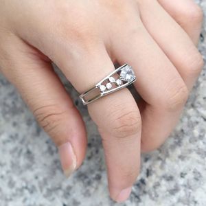 Teardrop Texture Ring for Women Street Style Trendy Fashion Party Finger Accessory Gift - Product Image 1
