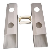 Nouveau système hydroponique nft tuyau/canal en pvc pour serre