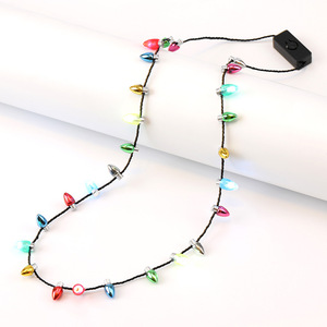 Collier lumineux LED pour enfants, cadeaux de fête de Noël <span class=keywords><strong>2022</strong></span>, collier lumineux LED, collier lumineux de Noël, collier lumineux de fête - Product Image 3