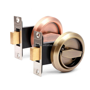 Recessed <strong>Door</strong> Lock Stainless Steel 304 Hidden Cup <strong>Door</strong> Handle Furniture Pulls Latch <strong>Knob</strong> Privacy Pocket <strong>Door</strong> Hotel Villa Use - Product Image 2