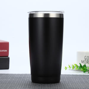 Thermos à café à double paroi en acier inoxydable 304 de 600 ml (20 oz) à isolation froide droite pour voiture, design moderne, best-seller - Product Image 6