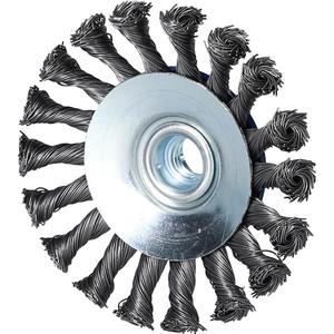 BRILLIANT <b>TOOLS</b> - BT103101 Bevel brush, ø 100 mm with M14 x 2.0 mm holder - EAN 4042146868591 <b>ABRASIVES</b> - Product Image 3