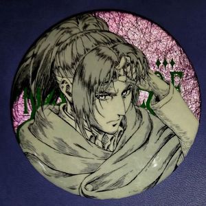 Broches et badges ronds d'anime Attack Giant : <span class=keywords><strong>Eren</strong></span> Jaeger, Reiner Braun, <span class=keywords><strong>Mikasa</strong></span> Ackerman, <span class=keywords><strong>Armin</strong></span> Arlet pour sac et revers - Product Image 3