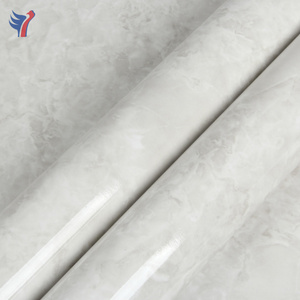 Jinyi-rollos de papel de pared autoadhesivo para techo, rollos de papel tapiz de mármol rústico y Simple, color blanco, M4002 - Product Image 2