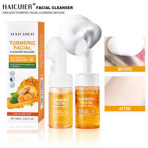 Espuma Limpiadora Facial Profunda al por Mayor con Vitamina C, Ácido Kójico y Cúrcuma, Hidratante, con Cepillo Aplicador - Product Image 5