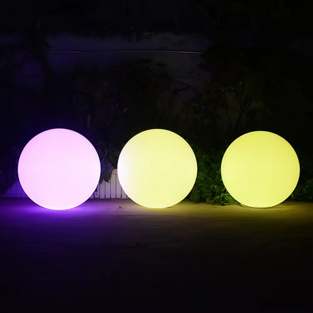 LED Color Changing Glow Balls for Sensory Room Waterproof Led Ball Light
