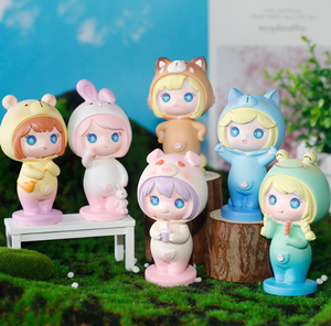 Poupée en résine « Fille énergique » – Boîte surprise créative – Cadeau pour <span class=keywords><strong>ami</strong></span> et camarade de classe – Modèle à collectionner - Product Image 6