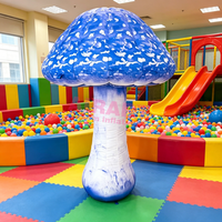 Décoration de champignon gonflable, champignon gonflable géant rose pour la décoration de fêtes, d'événements et de festivals