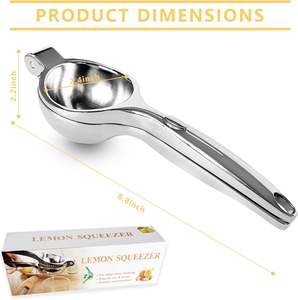 Premium Stainless Steel Lemon Lime Squeezer Juicer Manual Citrus Press - Product Image 2
