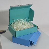 Boîte d'expédition en carton ondulé kraft en forme d'avion, écologique, recyclable, avec fermeture éclair et logo personnalisé