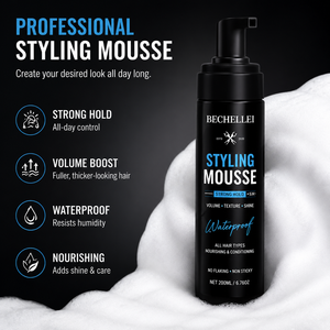 <span class=keywords><strong>Mousse</strong></span> coiffante bio pour barbier OEM ODM, <span class=keywords><strong>mousse</strong></span> volumisante à tenue forte anti-frisottis, produits coiffants à marque privée, MOQ - Product Image 3