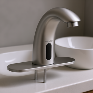 Grifo de Lavabo Automático sin Contacto Vevor con Sensor de Movimiento, Níquel Cepillado, Montaje en un Solo Orificio, 1.5gpm - Product Image 2