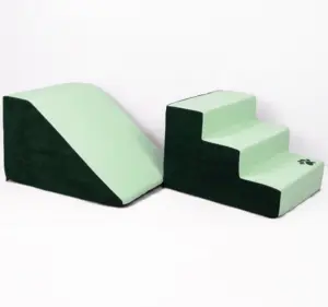 Nuovo 3 Passi Coperchio Rimovibile Cane Scale per Alta Letto Schiuma Pet Rampa di Scala - Product Image 1