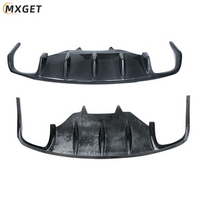 Pour <span class=keywords><strong>Porsche</strong></span> Macan 2011-2021, lèvre arrière en fibre de carbone, évents de pare-chocs arrière, ailerons, diffuseur de pare-chocs arrière, angle de recouvrement - Product Image 5