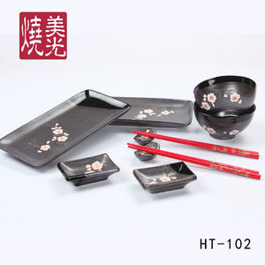 10 Pcs <span class=keywords><strong>Set</strong></span> Peralatan Makan Keramik Jepang <span class=keywords><strong>Set</strong></span> Peralatan Makan Porselen - Product Image 5