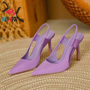 Nouvelles Sandales Élégantes à Talons Hauts pour Femmes, Style Français Pointu et Fin, 9 cm, Décontractées, Respirantes et Légères - Product Image 6