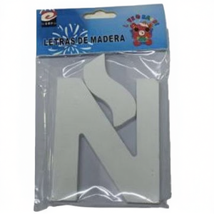 Lettere in Legno Numero N 15 Cm per Decorazione Insegne Murali - Product Image 2