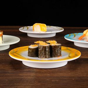 Platos de Sushi de Melamina Ecológicos con Logotipo Personalizado, Vajilla Japonesa Irrompible, Plato para Servir Estilo Japandi - Product Image 4