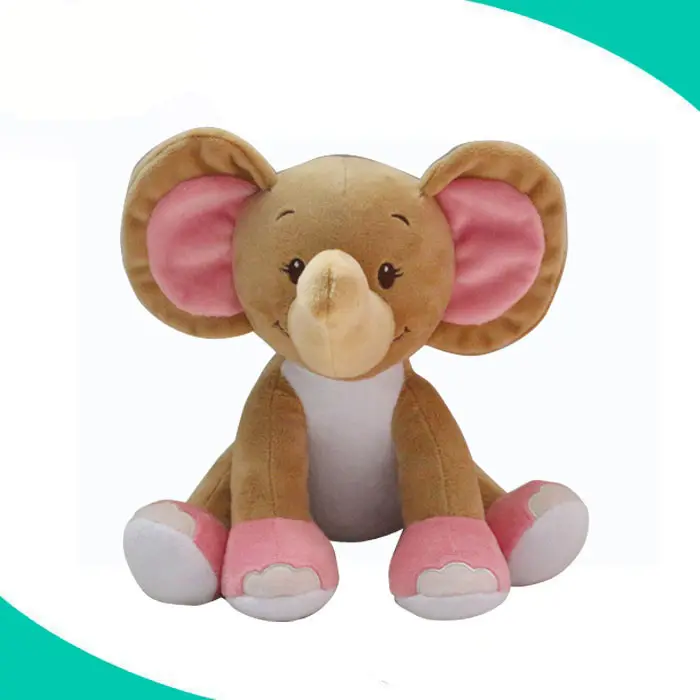 Groothandel Schattig Ontworpen Zacht Knuffels Knuffel Fabrikant Custom Olifant Knuffel Voor Kinderen Pop