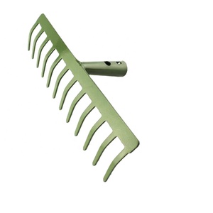 Outils horticoles 12 dents jardin sol ameublissement herbe râteau jardin feuille morte ordures mauvaises herbes râteau agricole fleur râteau - Product Image 4