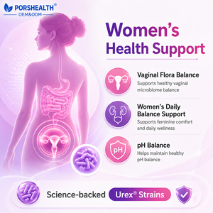 Capsules de probiotiques vaginaux pour femmes, prébiotiques |   Soutien de l'équilibre du pH grâce aux Lactobacillus 10-800 milliards d'UFC/g, flacons de 60 unités, certifié ISO - Product Image 2