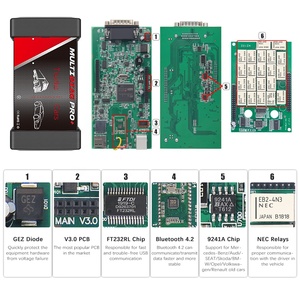 Multidiag Pro+ Inalámbrico BT con Keygen Gratuito TCS OBD2 para Autos y Camiones A0197, Multidiag Pro+ Multidiag Pro+ A0197, Multid - Product Image 1