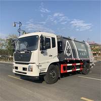Camion compacteur de déchets Dongfeng 4x2 à 6 roues, 10 m³