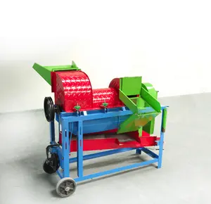 Manufacture mini multi purpose grain soybean paddy rice wheat maize corn threshing high efficiency easy operation thresher machine SILK ROAD