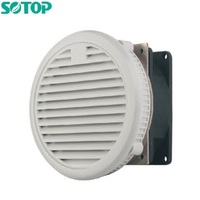 Unités de ventilation d'air de VENTILATEUR AC imperméable d'installation rapide avec l'obturateur de cascade pour la protection IP55 d'armoire électrique