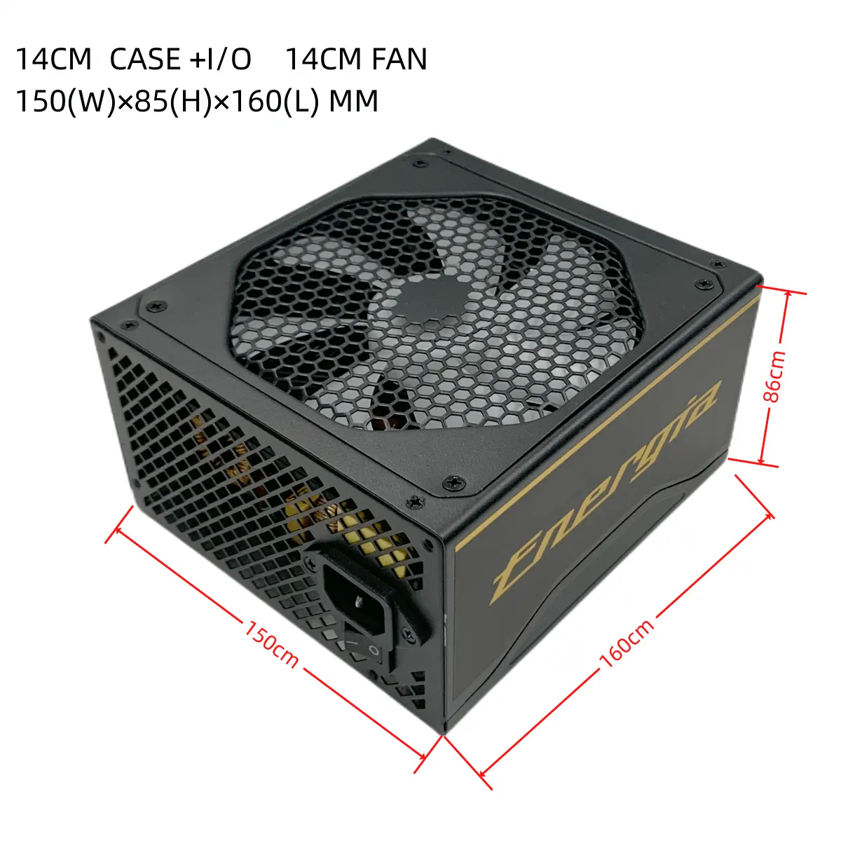 GreenLeaf OEM/ODM 80 PLUS Bronze Source d'alimentation pour DC TO DC 600W 650W module Gaming PC ATX alimentation