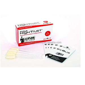 Imprimante de cartes <span class=keywords><strong>Evolis</strong></span> Primacy Kit de nettoyage <span class=keywords><strong>Evolis</strong></span> ACL001 5x Cartes de nettoyage adhésives et écouvillons de nettoyage - Product Image 1