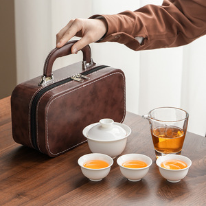 Service à thé en céramique <span class=keywords><strong>de</strong></span> luxe, boîte cadeau, théière et tasses en porcelaine, pour la maison, les mariages, la fête des mères et les cadeaux <span class=keywords><strong>de</strong></span> Noël - Product Image 2