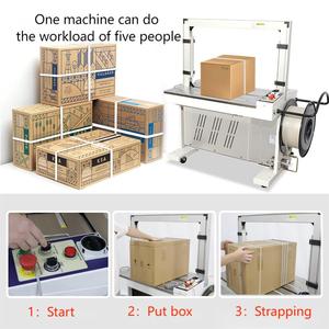 Máquina Automática para Flejar Cajas con Cinta de Polipropileno, Máquina Empacadora para Atar Cajas - Product Image 2