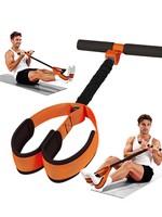 Entrenador Abdominal, Equipo de Entrenamiento para Abdominales, Expansor de Fisicoculturismo, Entrenador de Cuerpo Completo, Cuerda Elástica de Látex para Ejercicios en Casa, Ejercitador de Piernas