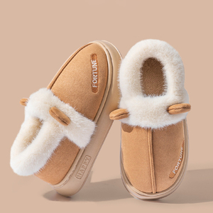 Nuevas Pantuflas de Algodón Afelpado con Suela Gruesa y Talón Cubierto para Parejas, Uso Interior 2025 - Product Image 6