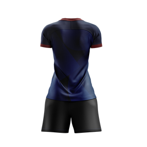 Camiseta de Fútbol para Mujer Healy Color Block Slim Fit, 100% Poliéster, Transpirable, Ligera, Sublimación, Servicio OEM, Ropa Deportiva - Product Image 3