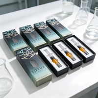 Kit d'emballage de boîte à seringues à sécurité enfant 1 ml, flacon en verre Luer Lock avec embout arrondi pour concentré