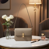 Sac à main carré petit format en cuir vintage de haute qualité, personnalisé par le fournisseur, en gros, pour femme, à porter à l'épaule ou sous le bras