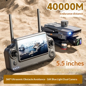 Nouvel écran contrôlé par la voix |   Caméra aérienne professionnelle 16K Ultra HD, stabilisateur anti-vibration 3 axes, évitement d'obstacles intégré, 40 km - Product Image 4