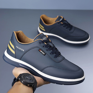 Zapatos Casuales para Hombre, Suela Suave, Tacón Plano, con Cordones, Modernos, Transpirables, para Caminar, Tallas Juveniles 39 40 41 42 43 44 - Product Image 3
