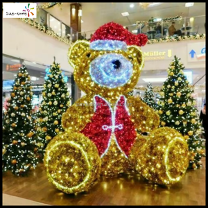 Luz LED Decorativa con Motivo de Oso para Exteriores, para Decoración Festiva de Navidad y Diwali - Product Image 6