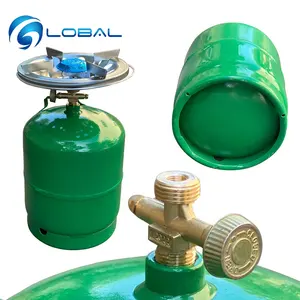 China Supplier 3kg LPG Gas Cylinder With Burner for sale in Ukraine market