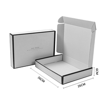 Caja de correo con logotipo personalizado, embalaje para el cabello, corrugado, duradero