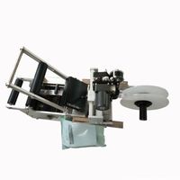 Étiqueteuse manuelle de bouteilles autocollantes avec certificat CE et machine d'impression d'étiquettes