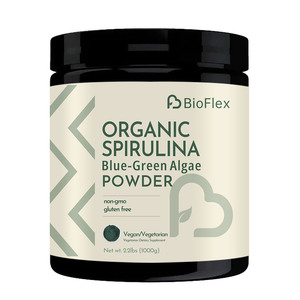 BioFlex OEM Marque Privée Alimentaire Vegan 100% Naturel Biologique Extrait d'Algues Spiruline Bleu-Vert Antioxydant Soutien Immunitaire - Product Image 1